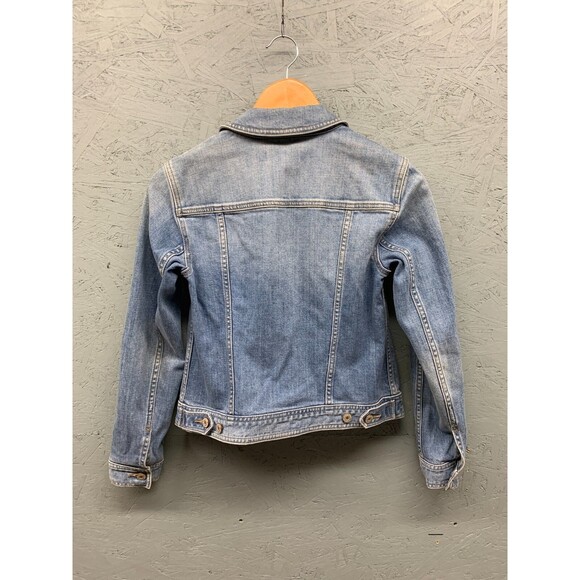 Talbots Jacket Women’s Blue Denim Jean Stretch Cotton Blend Classic Casual XS - Picture 10 of 10